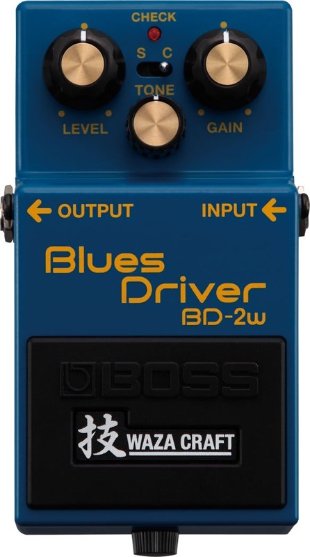 Boss Waza Craft BD-2W Blues Driver Top