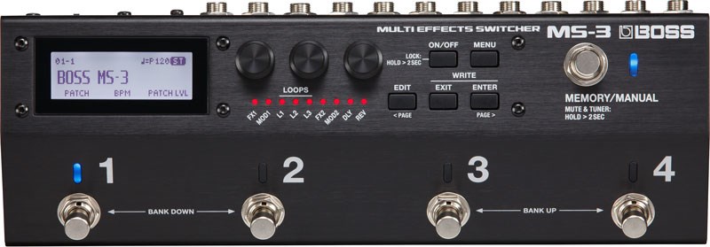 Boss MS-3 Multi Effects Pedal Top