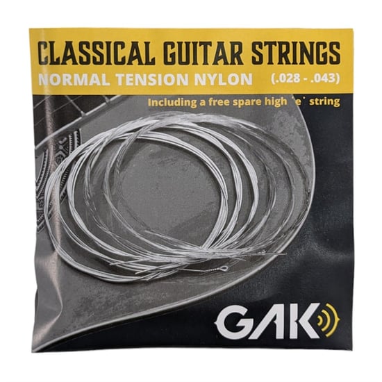 GAK Classical Guitar Nylon Strings, Normal Tension