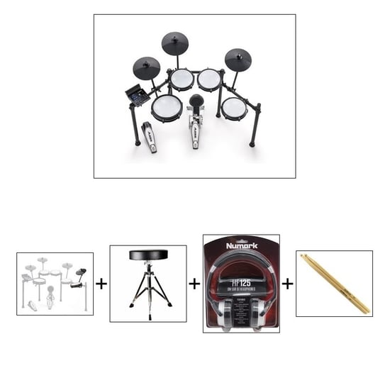 Alesis Nitro Max Electronic Drum Kit Expansion Bundle