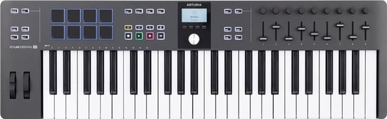 Arturia KeyLab Essential 3 49 Controller Keyboard, Black