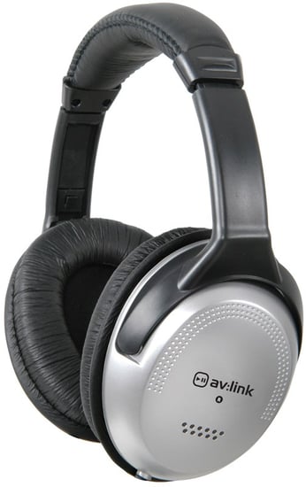 AV Link Stereo Headphones with Inline Volume Control