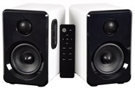 AV Link ABS35 Bluetooth Bookshelf Speakers, White