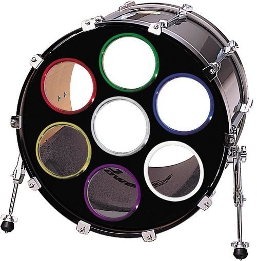 Os Bass Drum Os 6in, Black