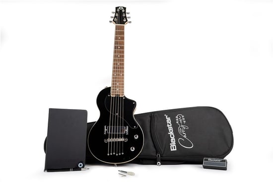 Blackstar Carry-On Deluxe Travel Guitar Pack with Fly 3 Bluetooth, Black