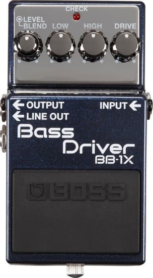 Boss BB-1X Bass Driver Bass Preamp DI Pedal