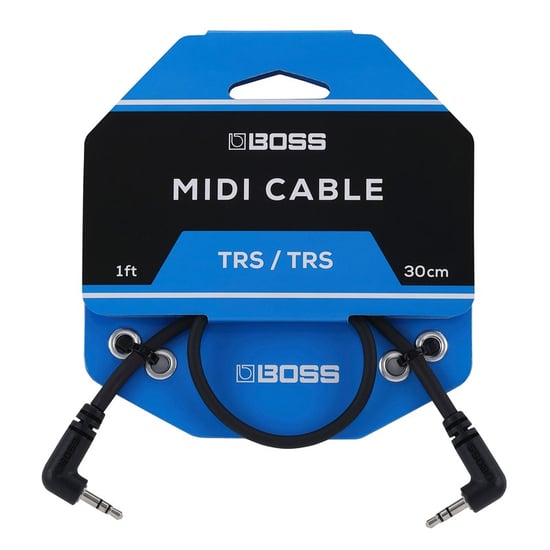 Boss BCC-1-3535 TRS MIDI Cable, 1ft/30cm