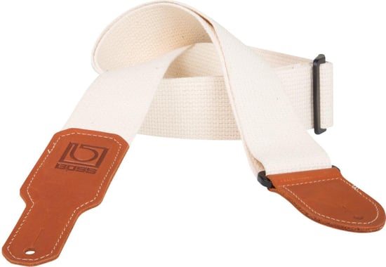 Boss BSC-20 Cotton Strap, 2in, Natural