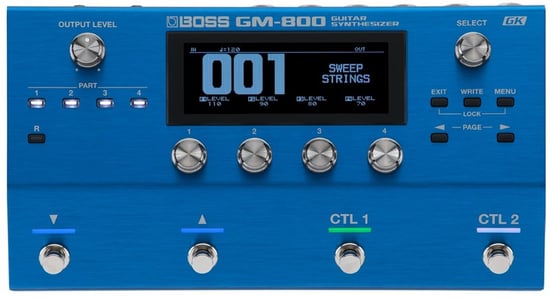 Boss GM-800 Guitar Synthesizer Pedal