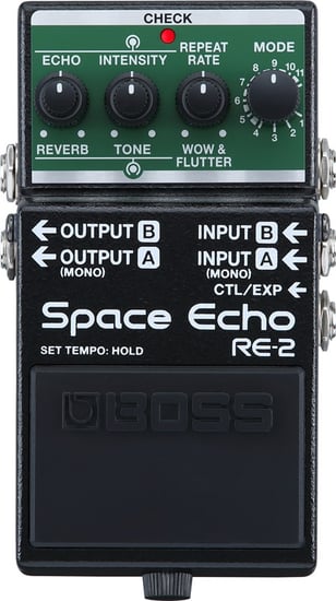 Boss RE-2 Space Echo Compact Delay Pedal