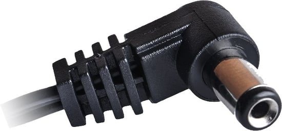 CIOKS Flex 1030 Center Negative DC Plug, 30cm/12in, Black
