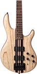Cort A4 Ultra Ash Bass with Case, Etched Natural Black