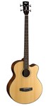 Cort AB850F Acoustic Bass with Bag, Natural