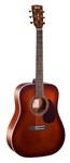 Cort Earth 70 Dreadnought Acoustic, Burgundy Red