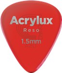 D'Addario 1AR7 Acrylux Reso Standard Pick, 1.5mm, 3 Pack