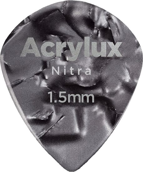 D'Addario 3AN7 Acrylux Nitra Jazz Pick, 1.5mm, 3 Pack