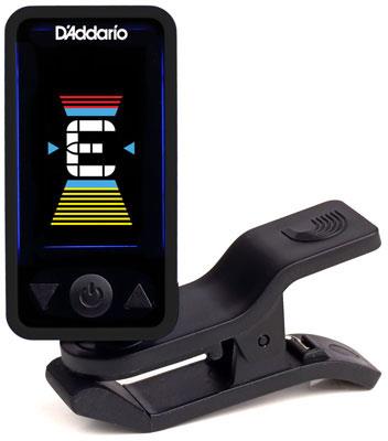 D'Addario PW-CT-17 Eclipse Clip-On Tuner, Red