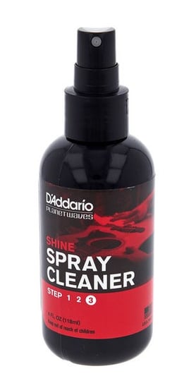 D'Addario PW-PL-03S Shine Spray Cleaner, 1oz