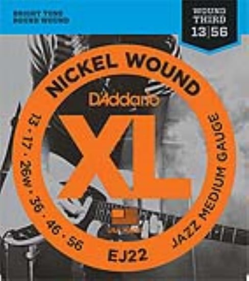 D'Addario EJ22 Nickel Jazz Medium, 13-56