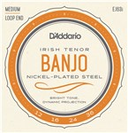 D'Addario EJ63i Nickel Plated Irish Tenor Banjo, 12-36