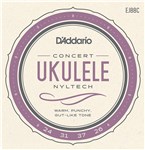 D'Addario EJ88C Nyltech Concert Ukulele, 24-26