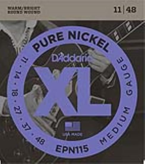 D'Addario EPN115 XL Pure Nickel Electric, Medium, 11-48