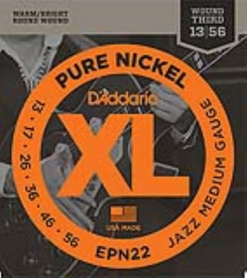 D'Addario EPN22 XL Pure Nickel (Jazz Medium 13-55)