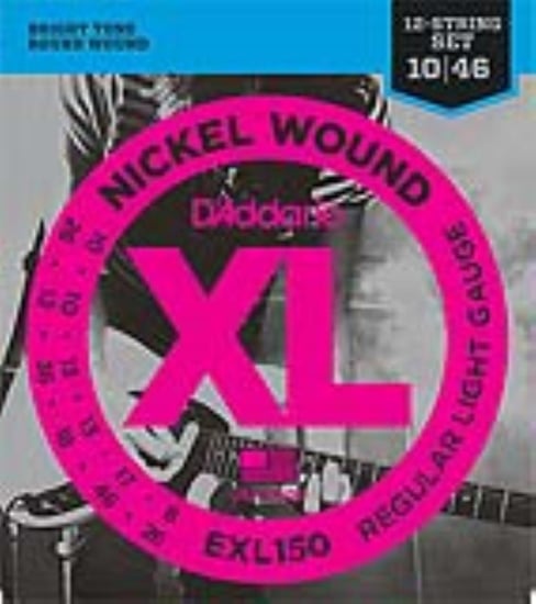 D'Addario EXL150 Regular Light 12-String (10-46)