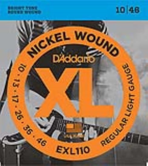 D'Addario EXL110 Nickel Wound Electric, Regular Light, 10-46