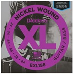 D'Addario EXL156 Nickel Wound Bass, Fender Bass VI, 24-84