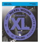 D'Addario EXL280 Nickel Wound Piccolo Bass, 20-52, Long Scale