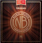 D'Addario NB1356 Nickel Bronze Acoustic, Medium, 13-56
