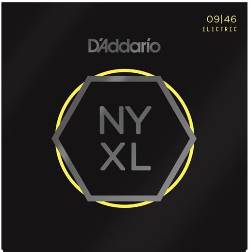 D'Addario NYXL0946 Nickel Wound Electric, Regular Light, 9-46