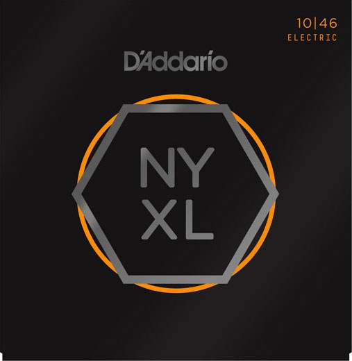 D'Addario NYXL1046 Nickel Wound Electric, Regular, 10-46
