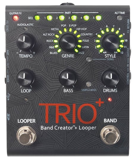 DigiTech Trio Plus Advanced Band Creator & Looper Pedal