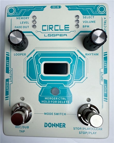 Donner Circle Looper Pedal, Second-Hand