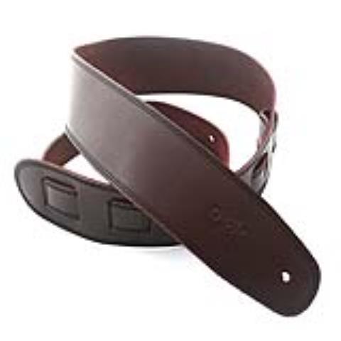 DSL SGE25 Leather Strap with Stitching, Brown/Black