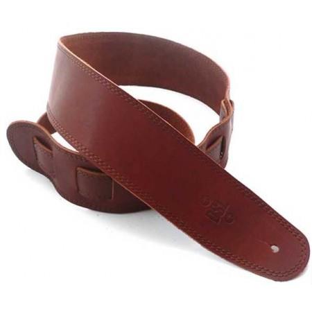 DSL SGE25 Leather Strap with Stitching, Tan/Brown