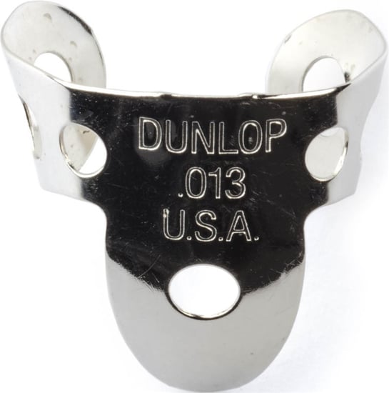 Dunlop 33P Nickel Silver Finger/Thumb Pick, .013mm, 5 Pack