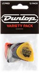 Dunlop PVP101 Pick Variety Pack, Light/Medium, 12 Pack