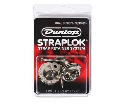 Dunlop SLS1031 StrapLok Strap Retainers, Nickel