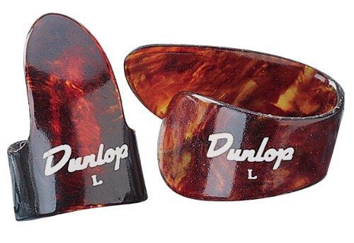 Dunlop 9010TP Thumb/Finger Picks, Medium, Shell, 4 Pack