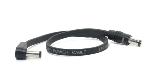 EBS DC1-28 90/0 One-to-One Flat Power Angled to Straight Cable, 28cm
