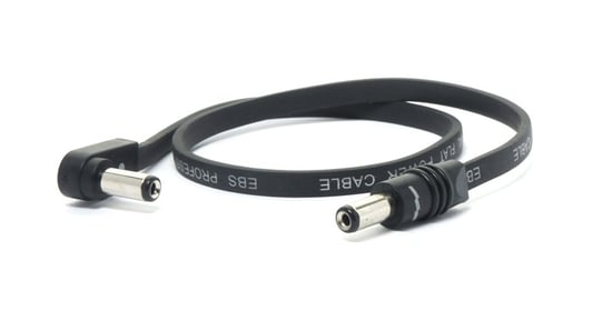 EBS DC1-38 90/0 One-to-One Flat Power Angled to Straight Cable, 38cm 
