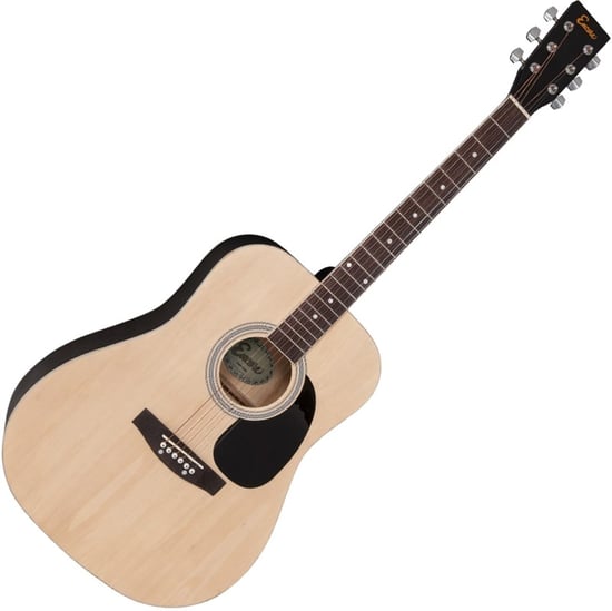Encore EW-100N Acoustic Guitar, Natural