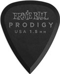 Ernie Ball 9199 Prodigy Standard Pick, 1.5mm, Black, 6 Pack
