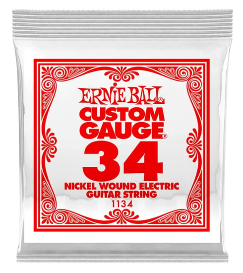 Ernie Ball 1134 Nickel Wound Electric Single String, 34
