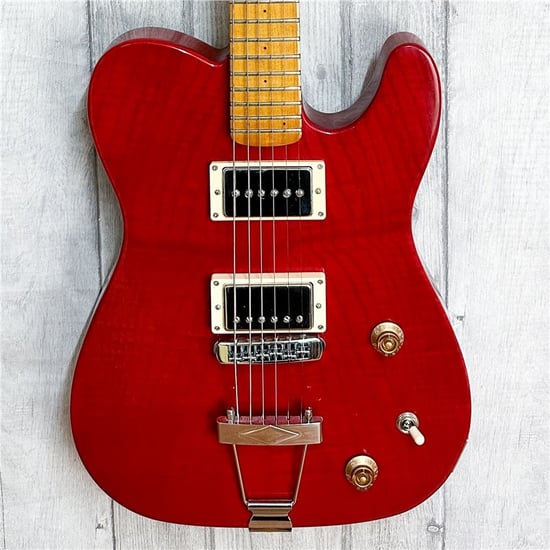 Eternal Guitars by Dave Walsh Baritone, Red, Second-Hand 