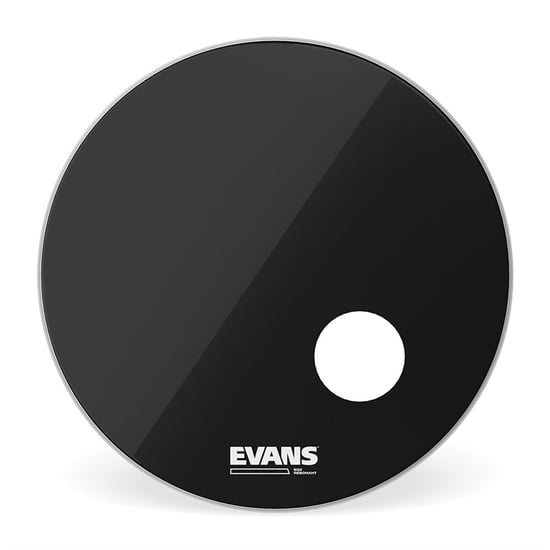 Evans EQ3 Resonant Black Bass Drum Head 22in, BD22RB