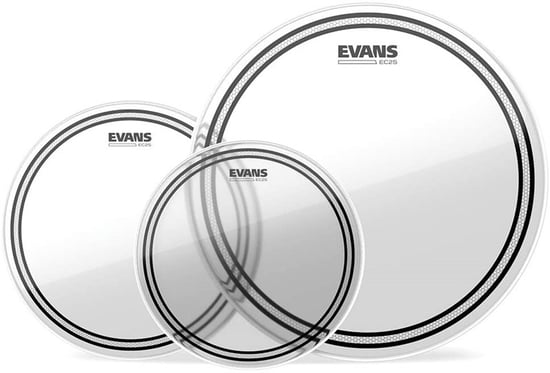 Evans EC2 Clear SST Drum Head Pack Fusion, ETP-EC2SCLR-F